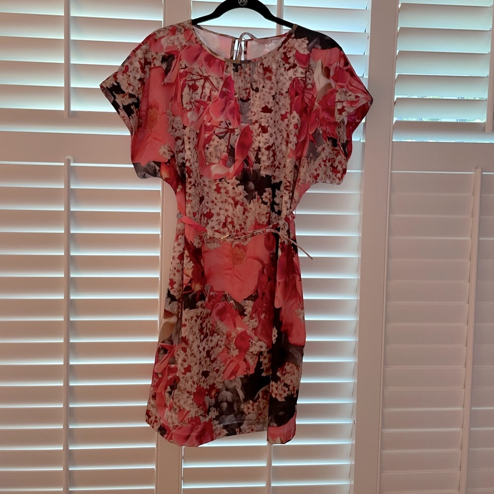 Ted Baker London Shift Dress w/ Removable Belt